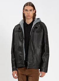 ZANEAUX | Vegan Leather Moto Jacket