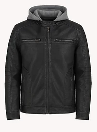ZANEAUX | Vegan Leather Moto Jacket