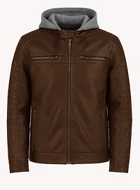ZANEAUX | Vegan Leather Moto Jacket