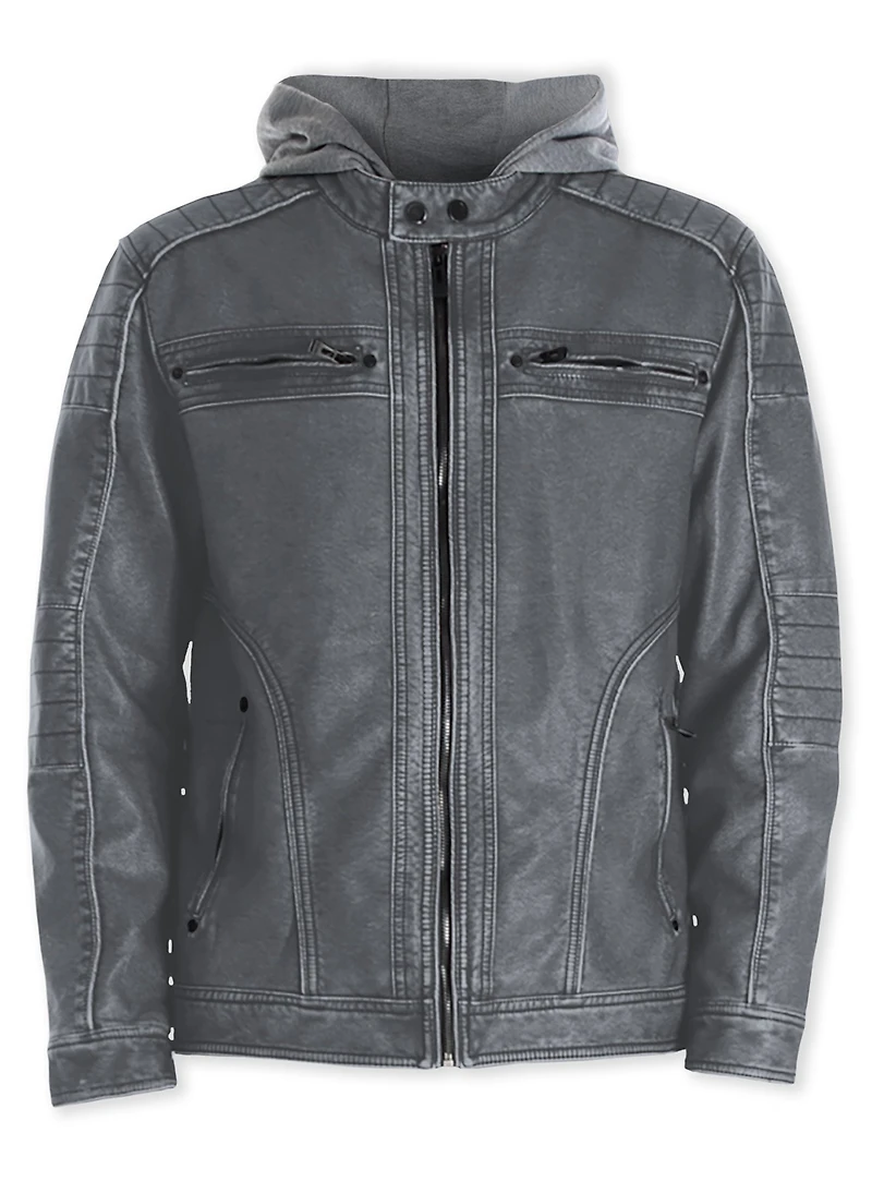 ZANEAUX | Vegan Leather Moto Jacket