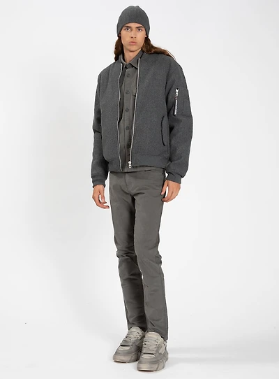 AVANDALE | Melton Bomber Jacket