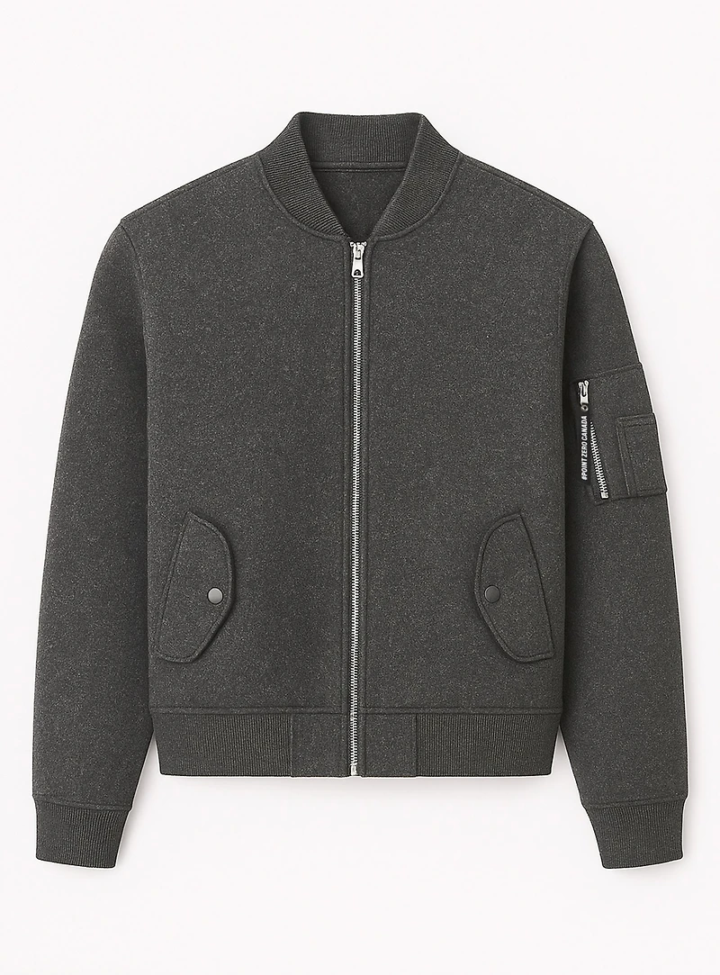 AVANDALE | Melton Bomber Jacket