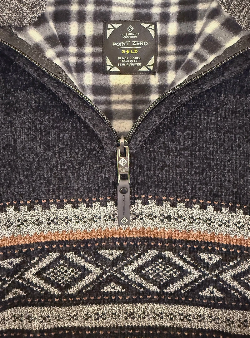 MAX | chandail à quart de zip avec