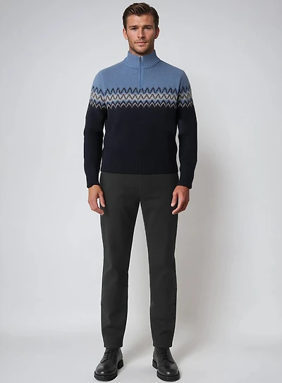 EMI | Half-Zip Chenille Sweater