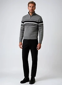 MARTY | Half-Zip Chenille Sweater