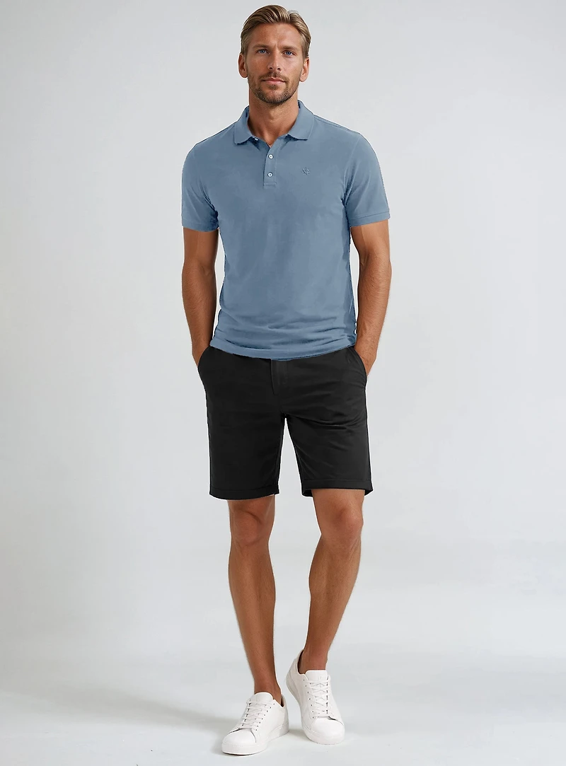 GREG | Polo En Piqué À Col Boutonné Deu