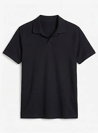 JAXON | Semi-fit stretch Johnny collar Polo