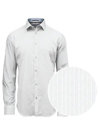 LONZO | Chemise texturée Dobby ton sur ton