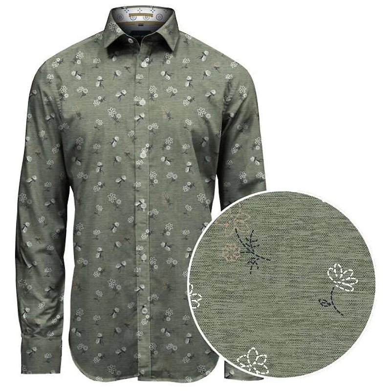 TIMOTHY | Floral Melange Shirt