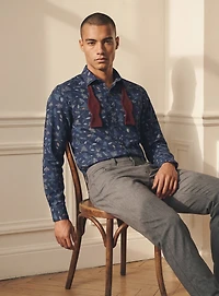 KLAUS | Chemise à fleurs mélangées