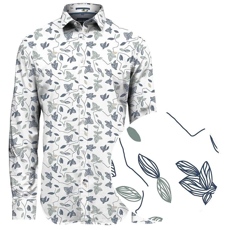 KLAUS | Chemise à fleurs mélangées