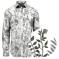 DAMON | Floral Poly-Cotton Shirt