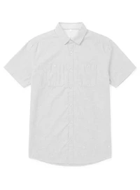 JON | Chemise à Manches Courtes En Lin Et Coton Slub