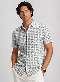 WALLACE | Print Stretch Shirt