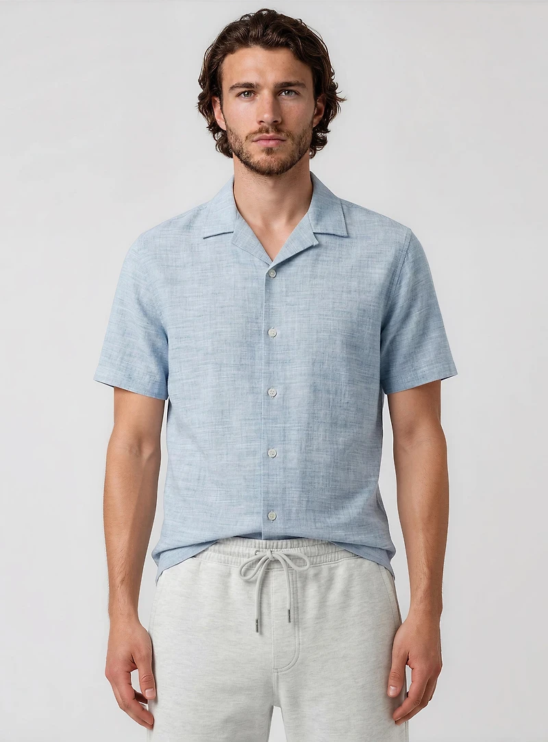 ZAYN | Chemise à manches courtes en tricot texturé