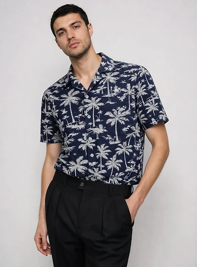 OSCAR | Chemise Cabana à imprimé pa