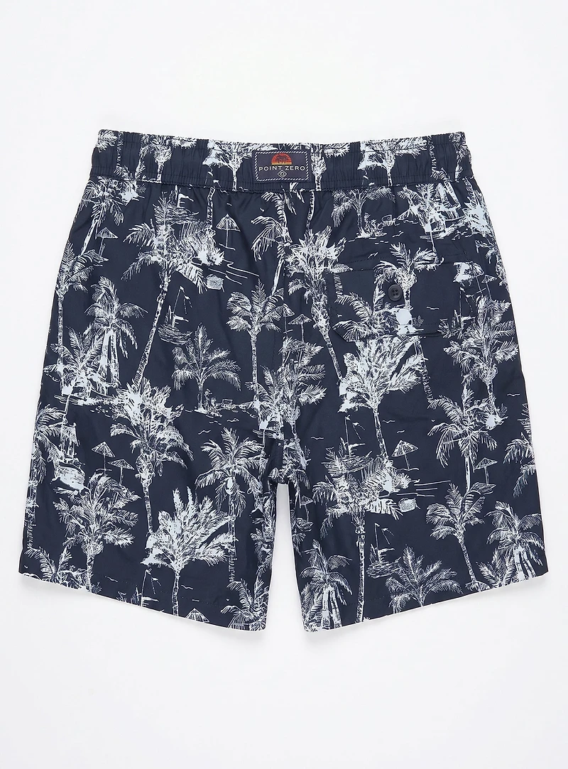 RIVIERA | Short de bain imprimé pal