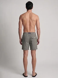 NOLAN | Short De Bain Micro-Imprimé Géométrique
