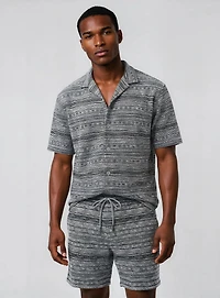 REYN | Textured Knit Walking Shorts