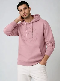 MAYE | Sweat à capuche à motif embossé