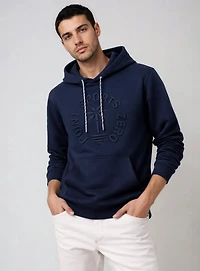 MAYE | Sweat à capuche à motif embossé