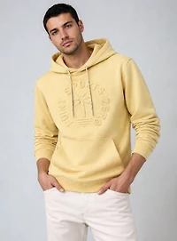 MAYE | Sweat à capuche à motif embossé