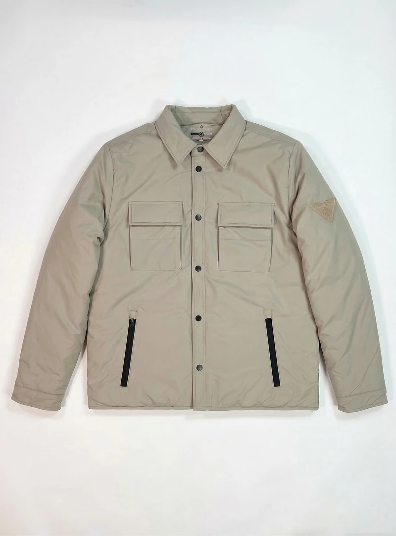 MAREK | Padded Nylon Overshirt Jacket