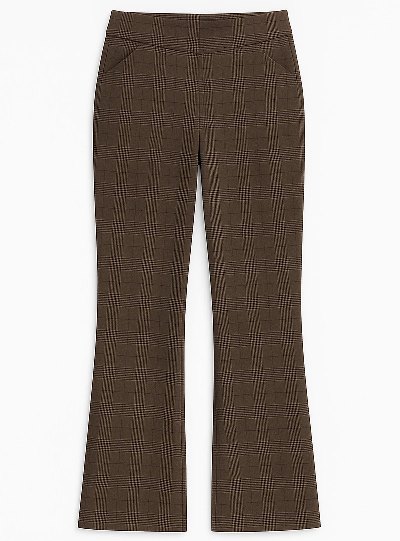 ANA | Boot cut checker pants
