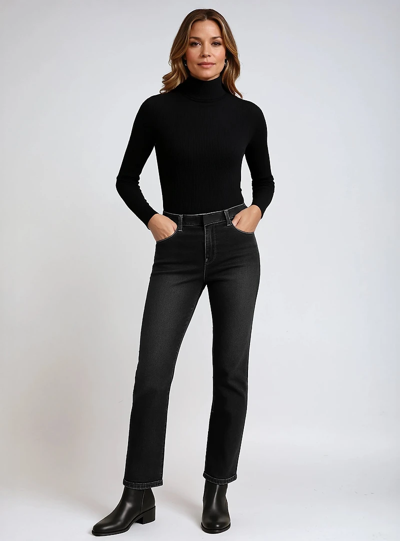 LUCY | Denim Straight leg Pants