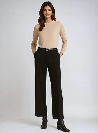AREA | Wide Leg Ponte Pant