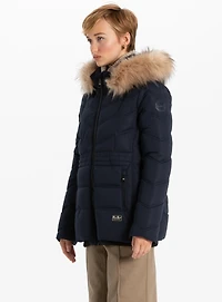 STELLINA | Blouson style aviateur à chevrons matelassés