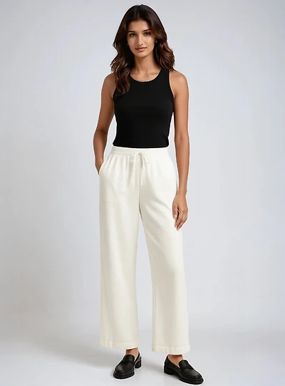 KELLY | Flowy Pants With Elastic Waistband