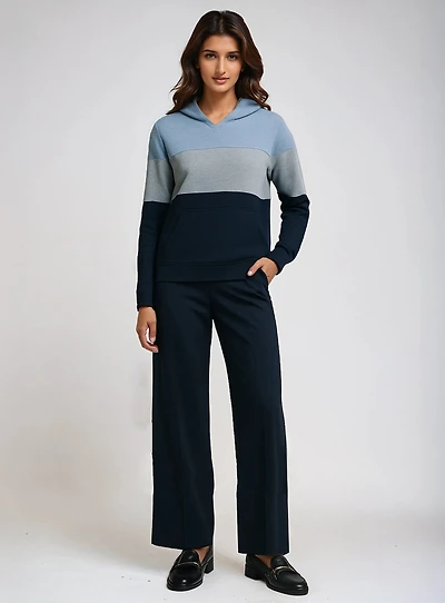 ELSA|Comfort Tek-Knit Colorblock Hoodie
