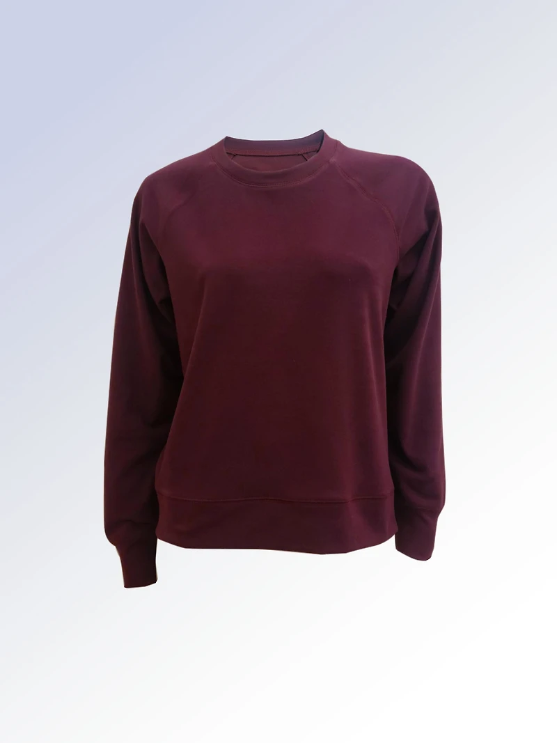 MIRA | RAGLAN SLEEVE CREW NECK KNIT TOP