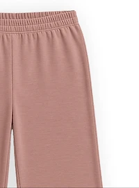 ALINA | Elastic-Waist Straight-Leg Comfort Tek-Knit Pant