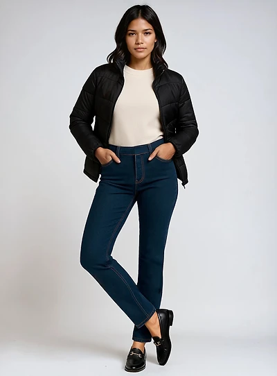 TESSA | Straight‑Leg Pull‑On Jeans