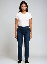 TESSA | Straight‑Leg Pull‑On Jeans