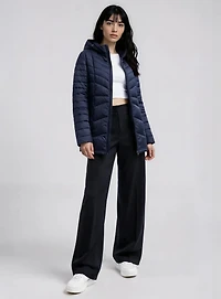 HANNAH | Ultralight Long Hooded Jacket