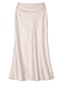 SOLENE | Jupe Midi Satinée