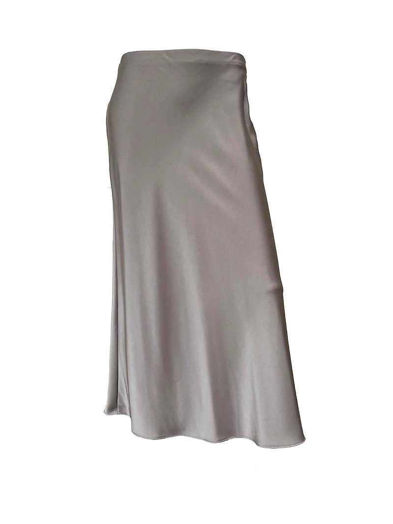 SOLENE | Satin Midi Skirt