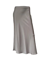 SOLENE | Satin Midi Skirt