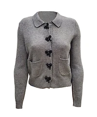 ILONA | Pearl Button Knit Cardigan