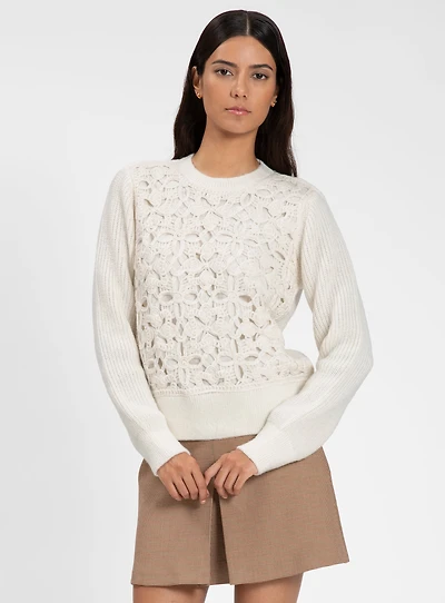 IRINA | Pull motif crochet