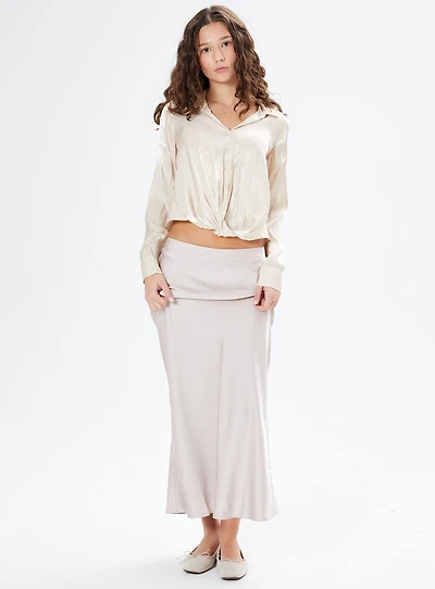GIA | Elegant Satin Blouse