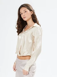 GIA | Elegant Satin Blouse
