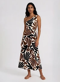 AZURA | Robe Longue Imprimée