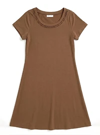 ELINA | Robe À Manches Courtes