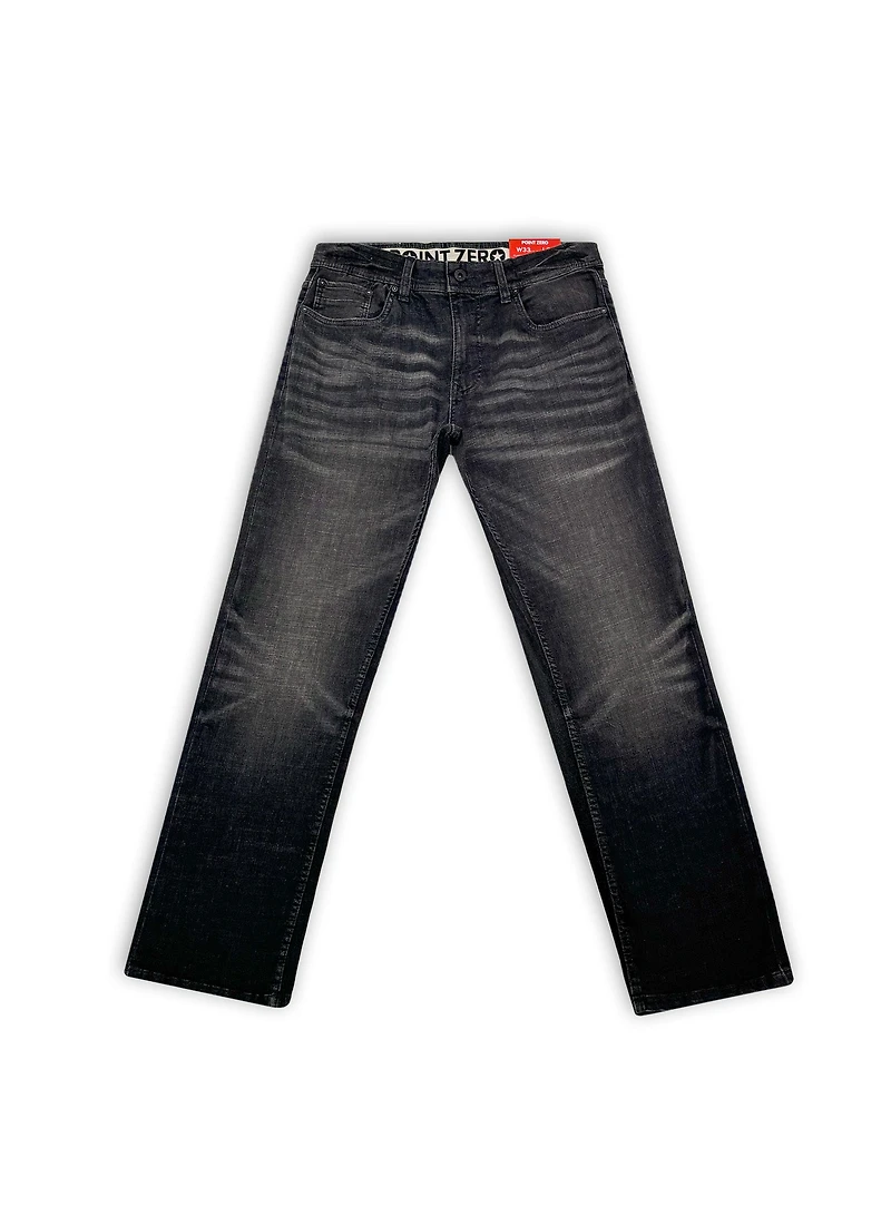 MALCOM | Classic Fit 5 Pocket Denim Jeans