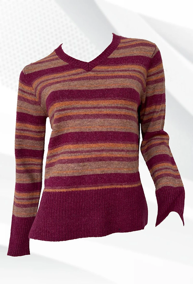 INAYA | Long-Sleeve Striped Sweater