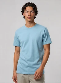 KIX | T-shirt essentiel en coton à col ras du cou